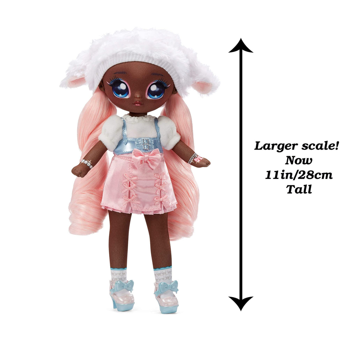 Na Na Na Surprise Teens Fashion Doll 28cm Soft Fabric Doll - Lila Lamb