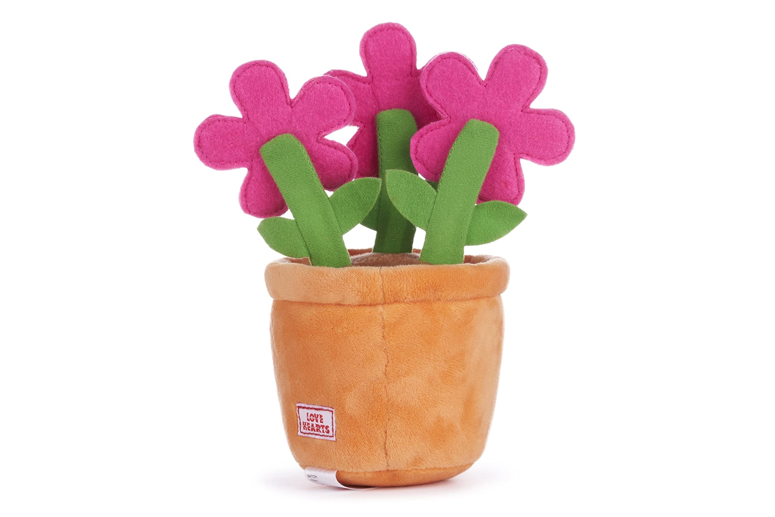 Swizzels Love Hearts 7" Flowerpot Soft Toy
