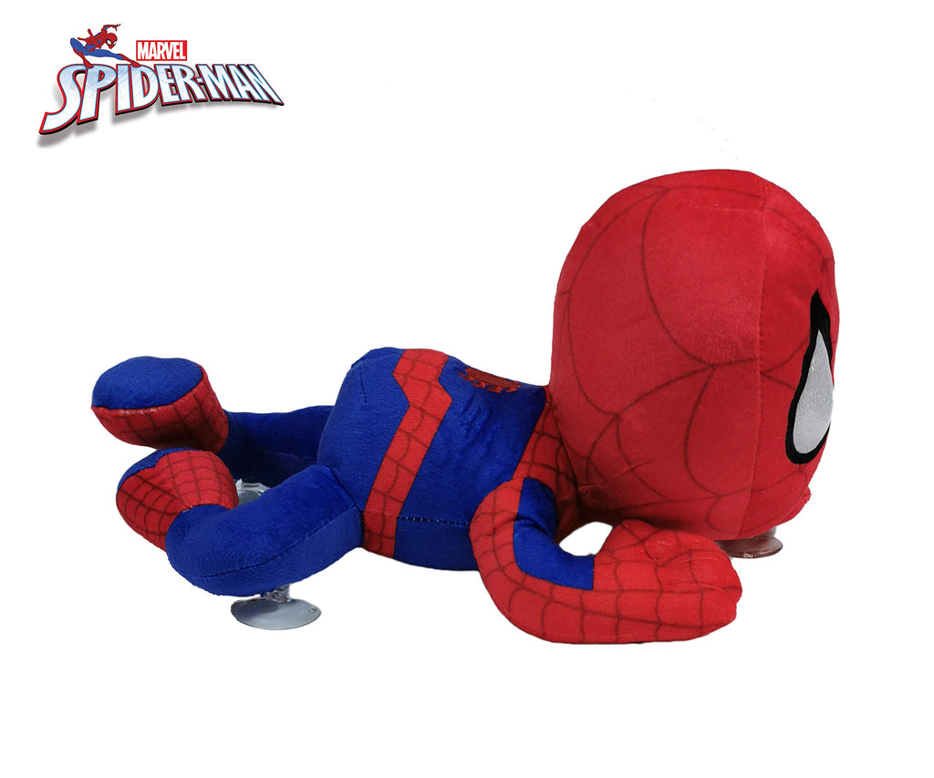 Spiderman plush climber pose with suction cups 12" Soft toy