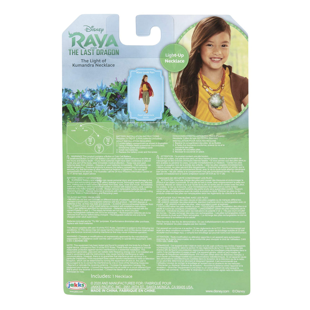 Disney Raya Light of Kumandra Dragon Flower Light Up Necklace