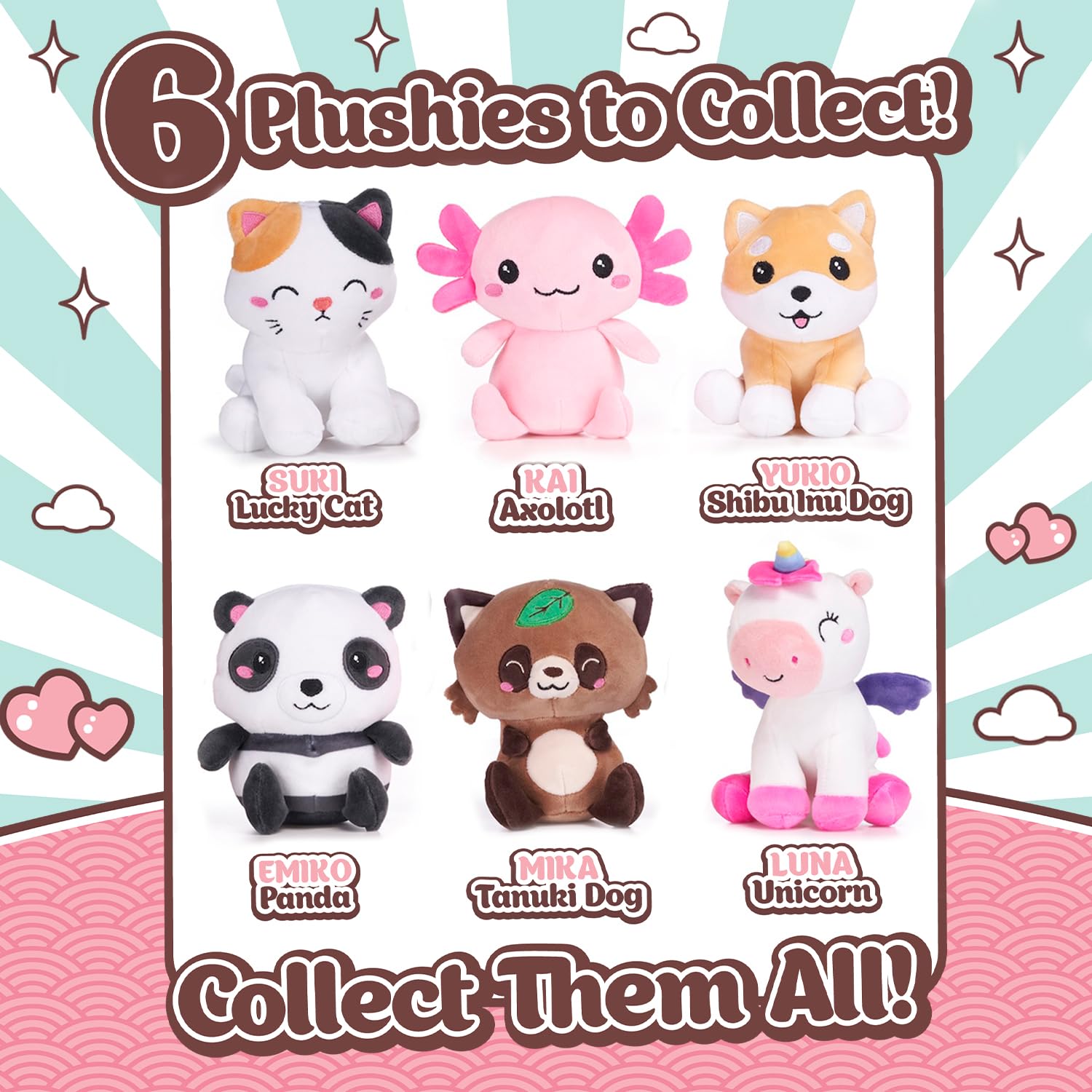 Kawaii Kuties 5" Surprise Capsules (12pc)