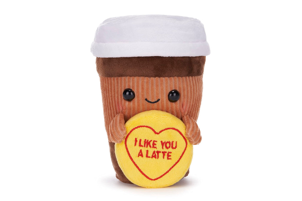 Swizzels Love Hearts 7" Latte Coffee Cup Soft Toy