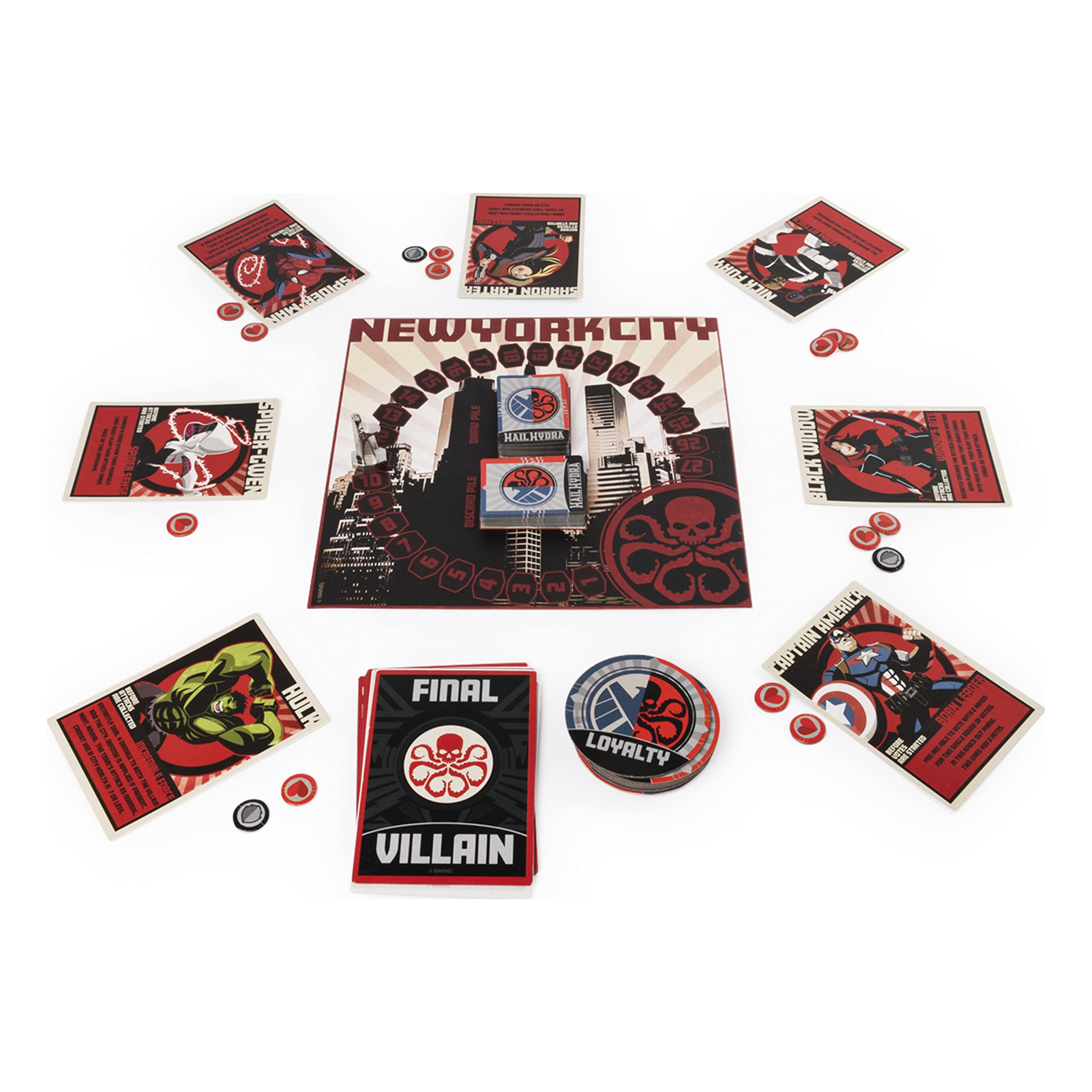 Hail Hydra Board Game 5-8 Players