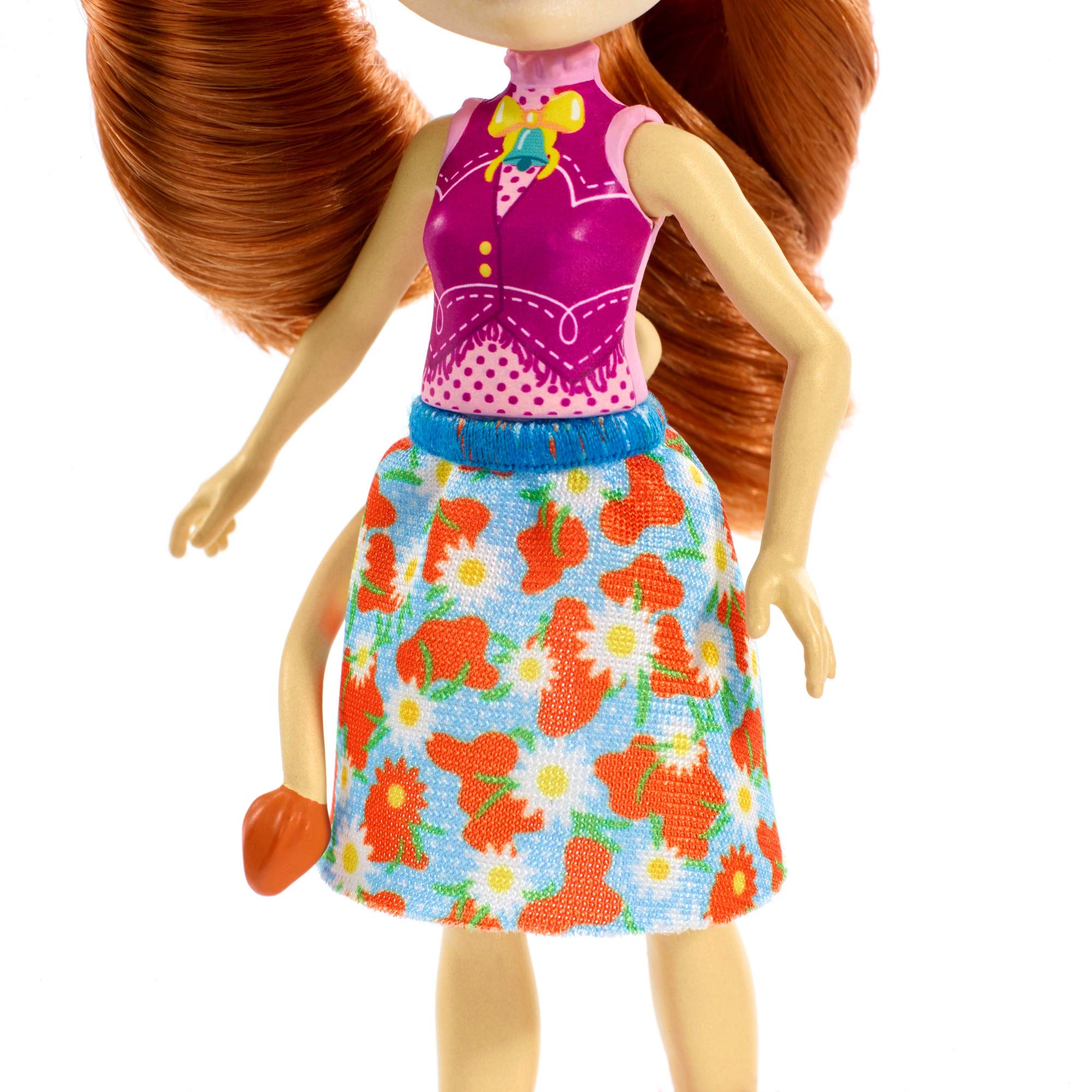 Enchantimals Doll Cailey Cow with friend 6 inch