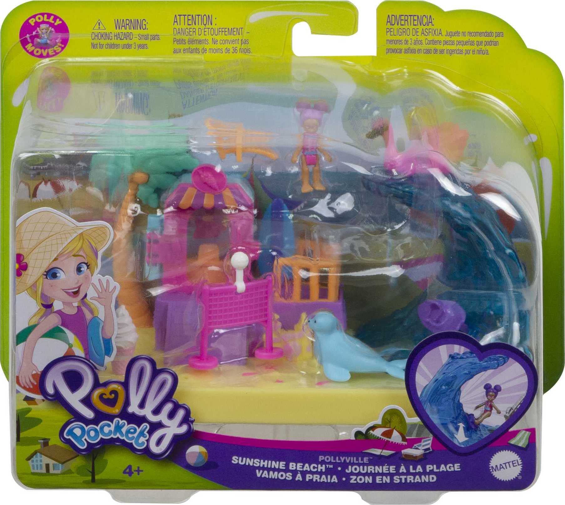 Polly Pocket Sunshine Beach Playset