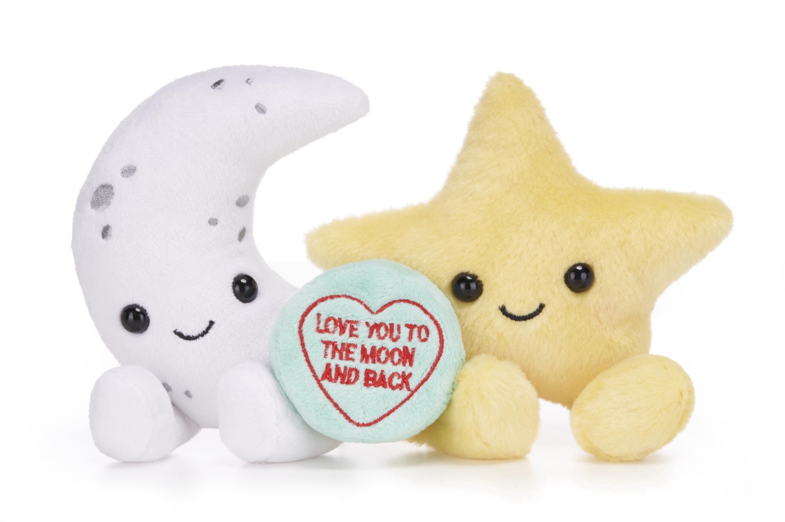 Swizzels Love Hearts 6" Moon & Star Soft Toy