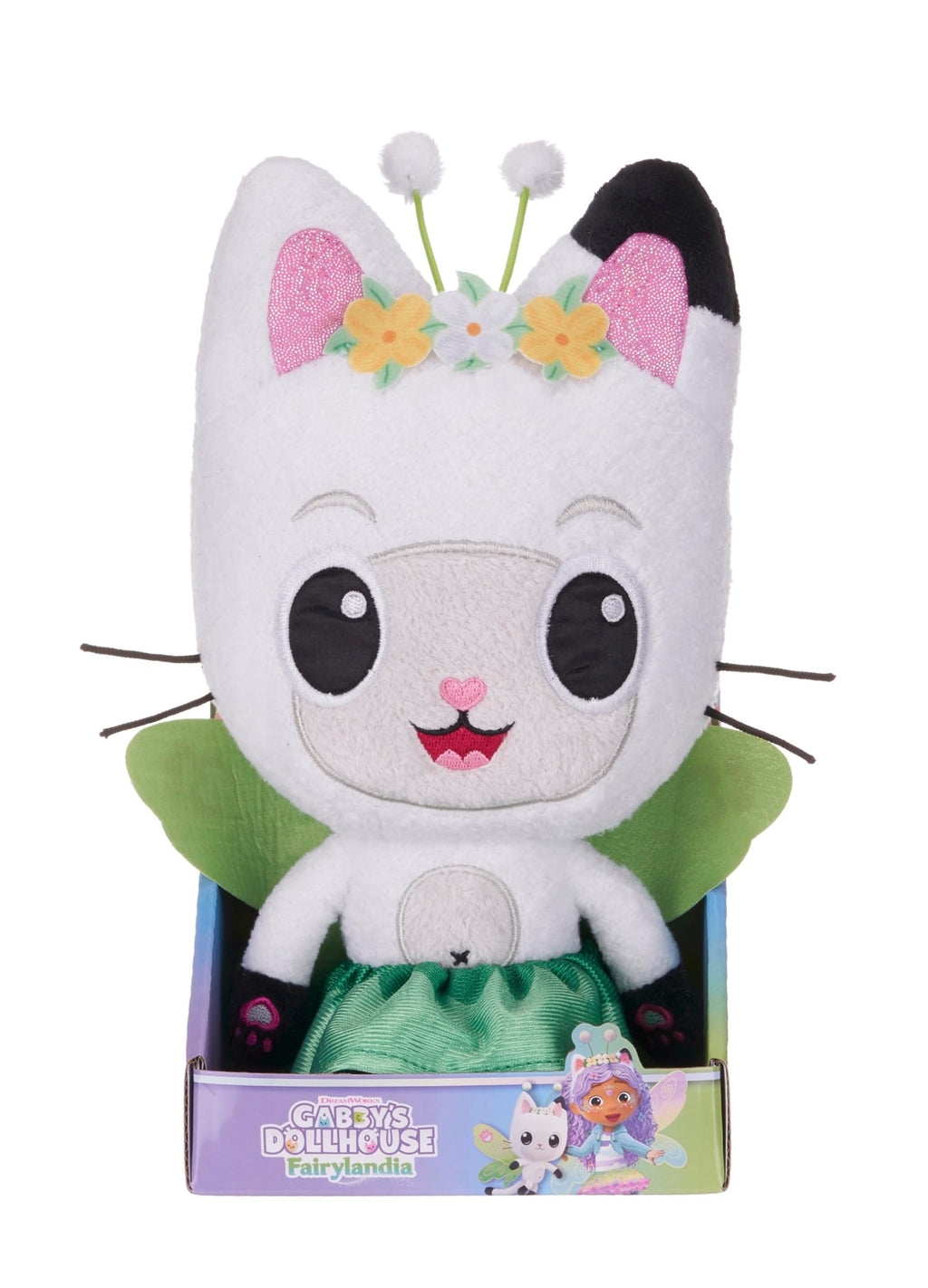 Gabby's Dollhouse 10" Fairylandia Pandy Paws Fairy Soft Toy