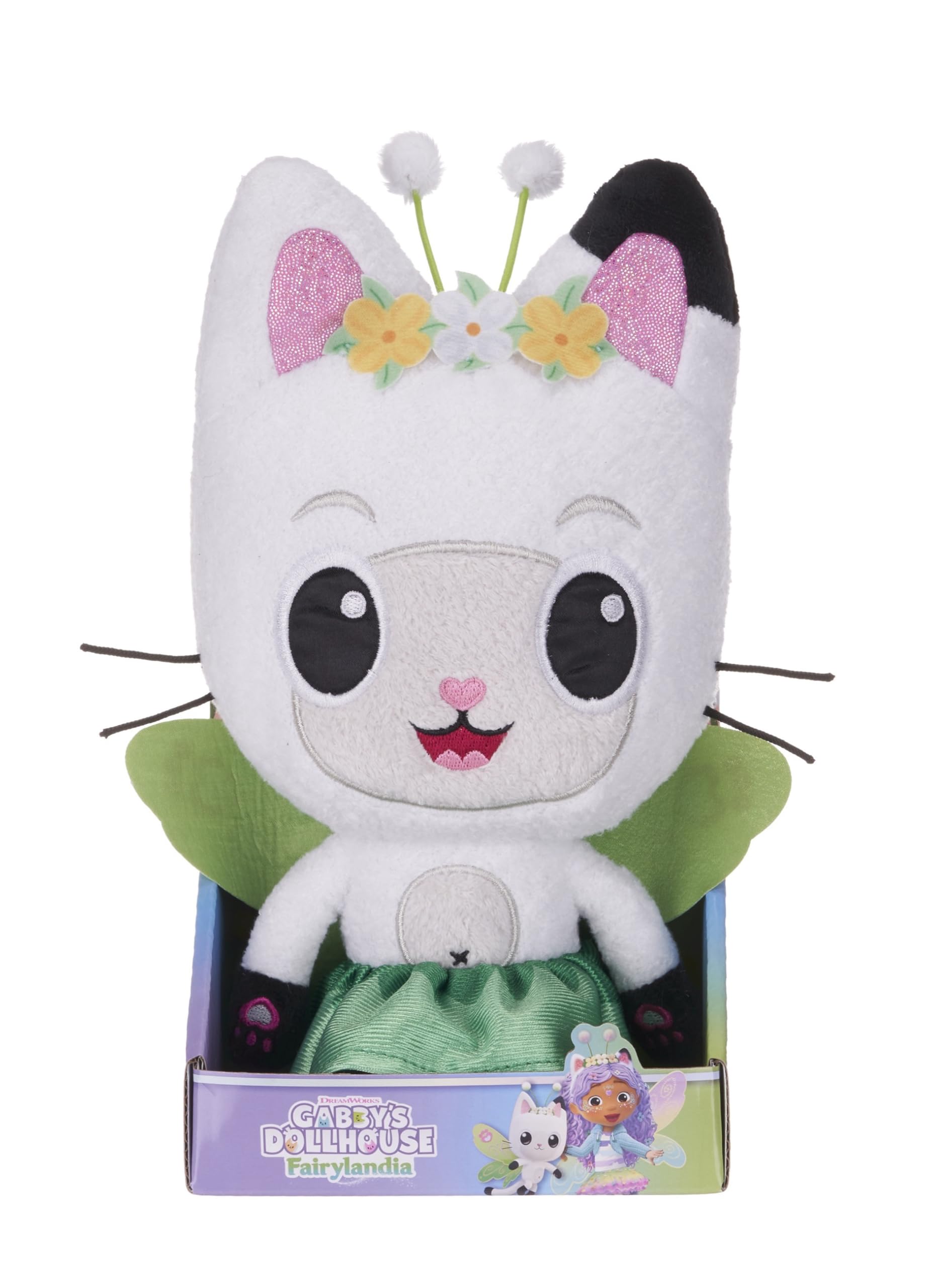Gabby's Dollhouse 10" Fairylandia Pandy Paws Fairy Soft Toy