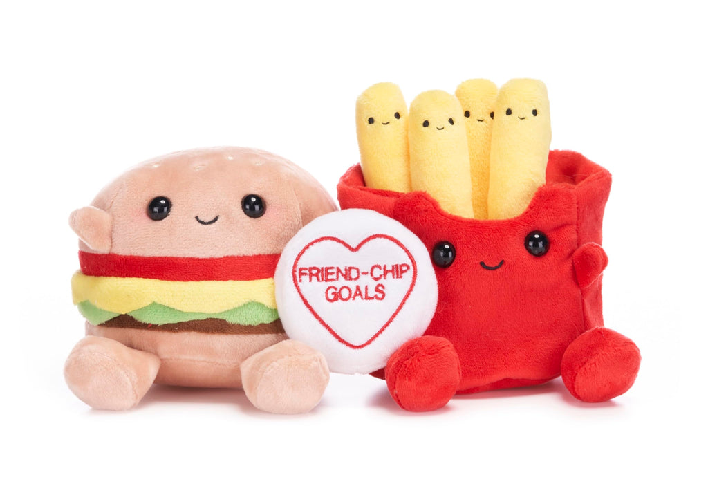 Swizzels Love Hearts 8" Burger and Fries Soft Toy