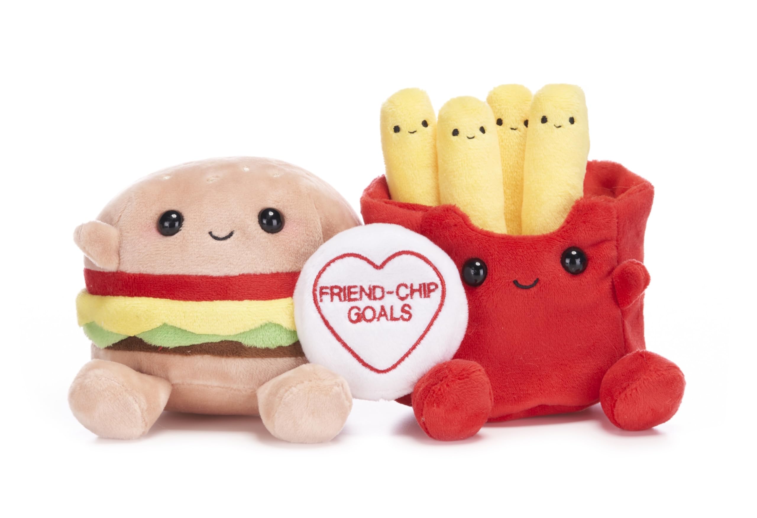 Swizzels Love Hearts 8" Burger and Fries Soft Toy