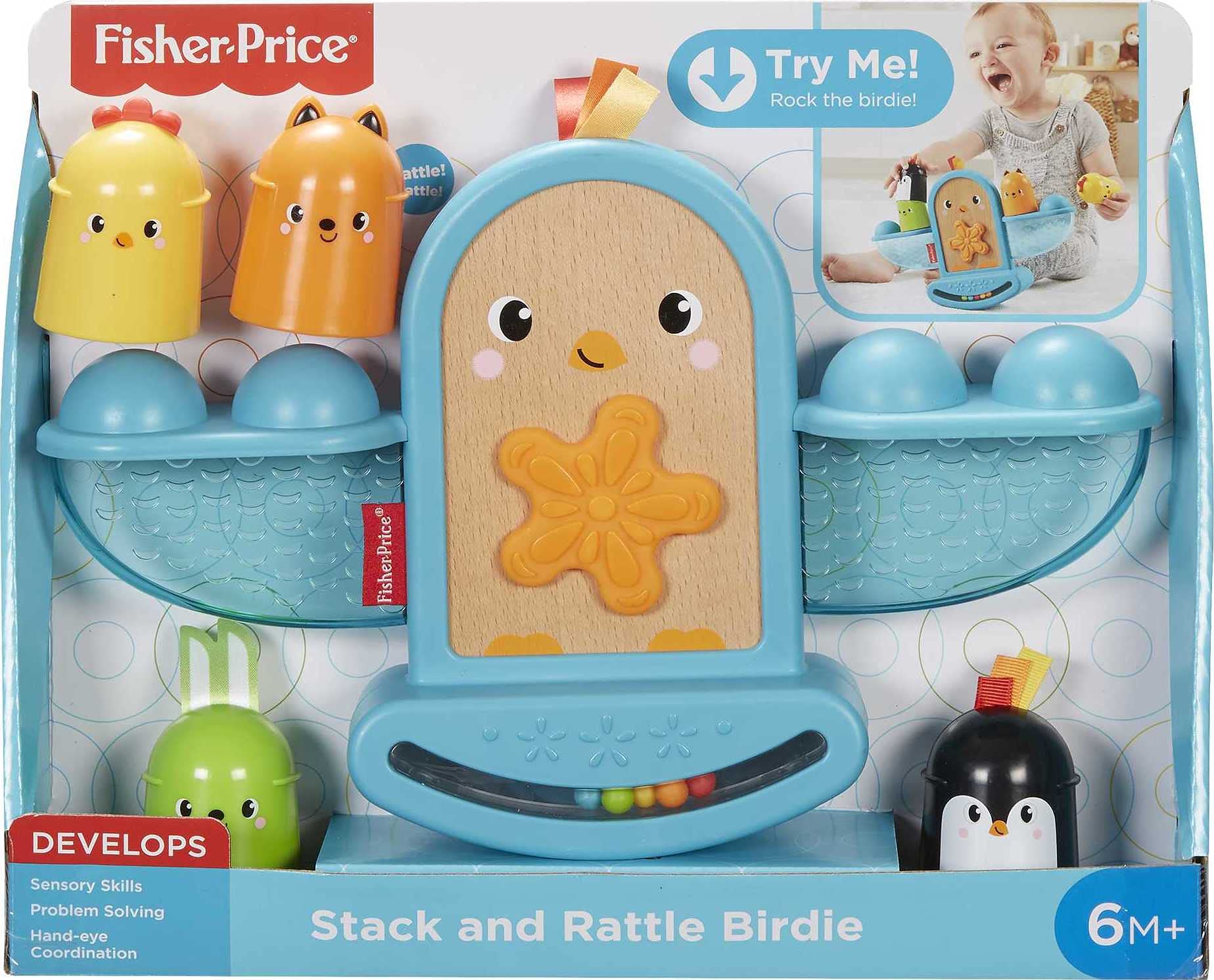 Fisher-Price Stack and Rattle Birdie