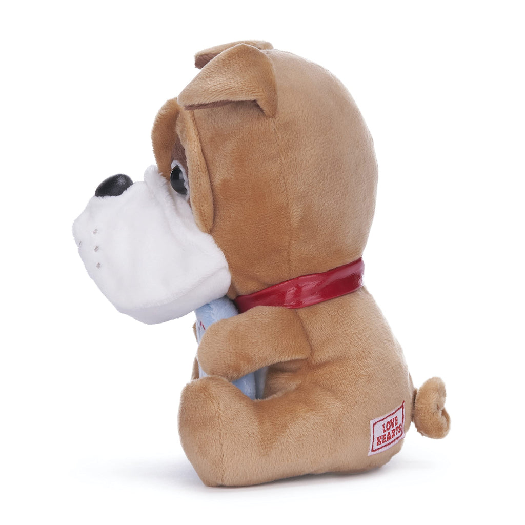 Swizzles Love Hearts 7" Bulldog Soft Toy