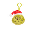 8cm The Grinch Head Plush Bag Clip (6pcs)