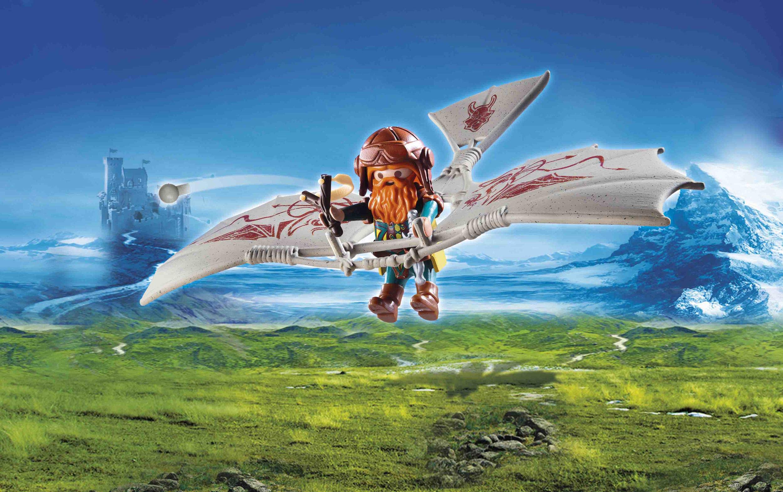 Playmobil Knights Dwarf Flyer
