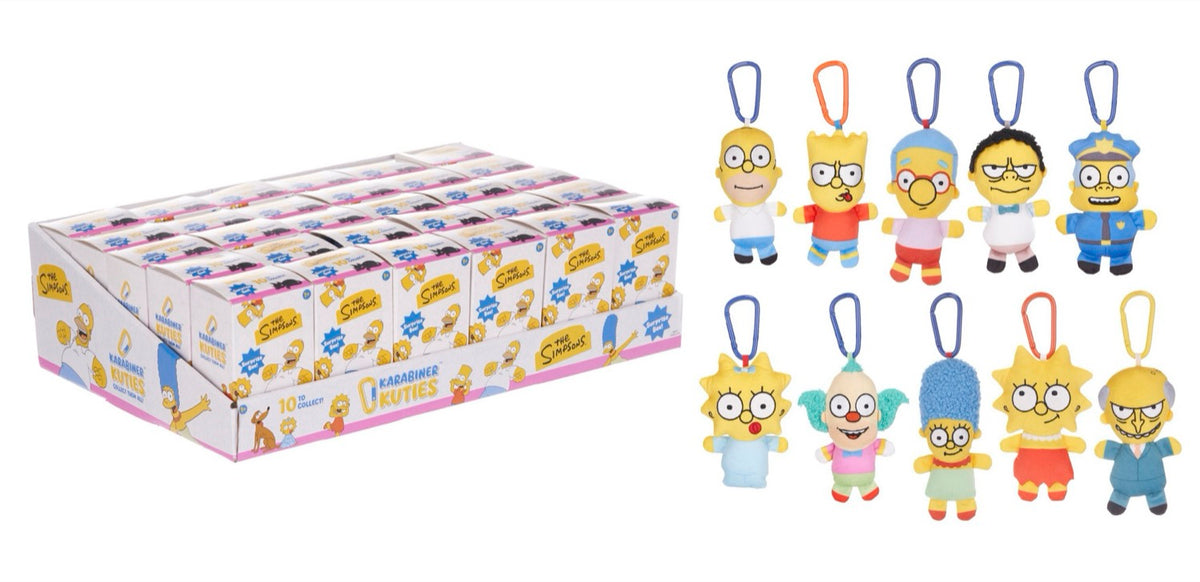 Surprise Blind Box Simpsons Plush Bag Clips