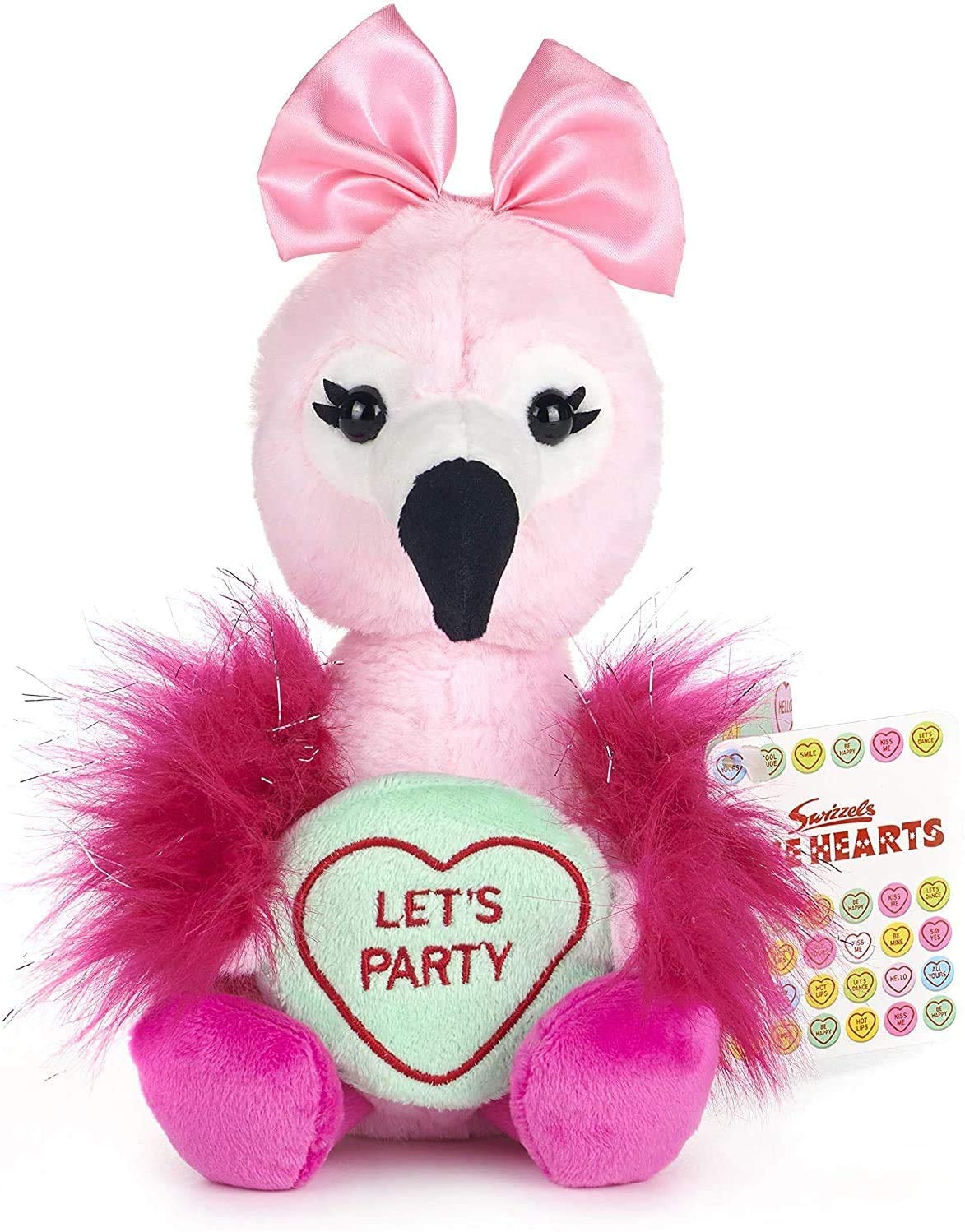 Swizzels Love Hearts 7" Flamingo Soft Toy