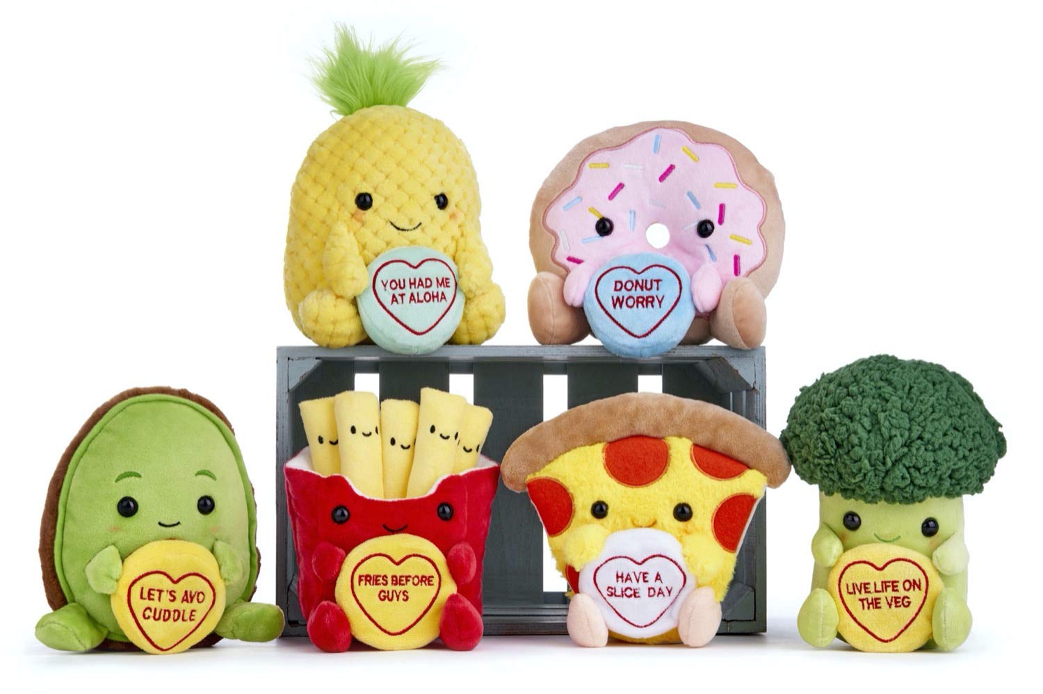 Swizzels Love Hearts 7" Pizza Soft Toy