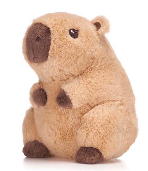 Sitting Capybara 9" Soft Toy (3pc)