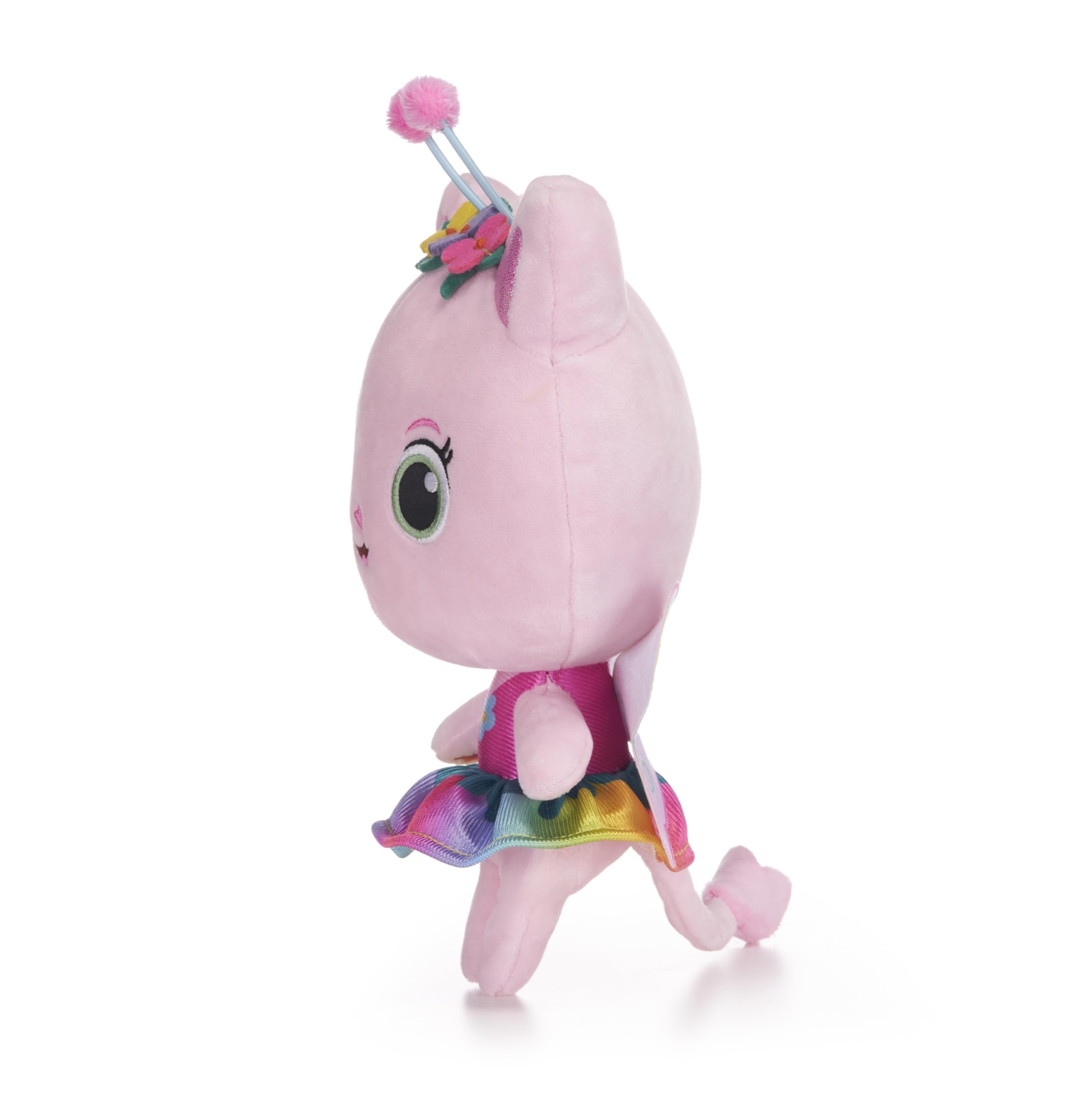 Gabby's Dollhouse 10" Fairylandia Rainbow Kitty Fairy Soft Toy