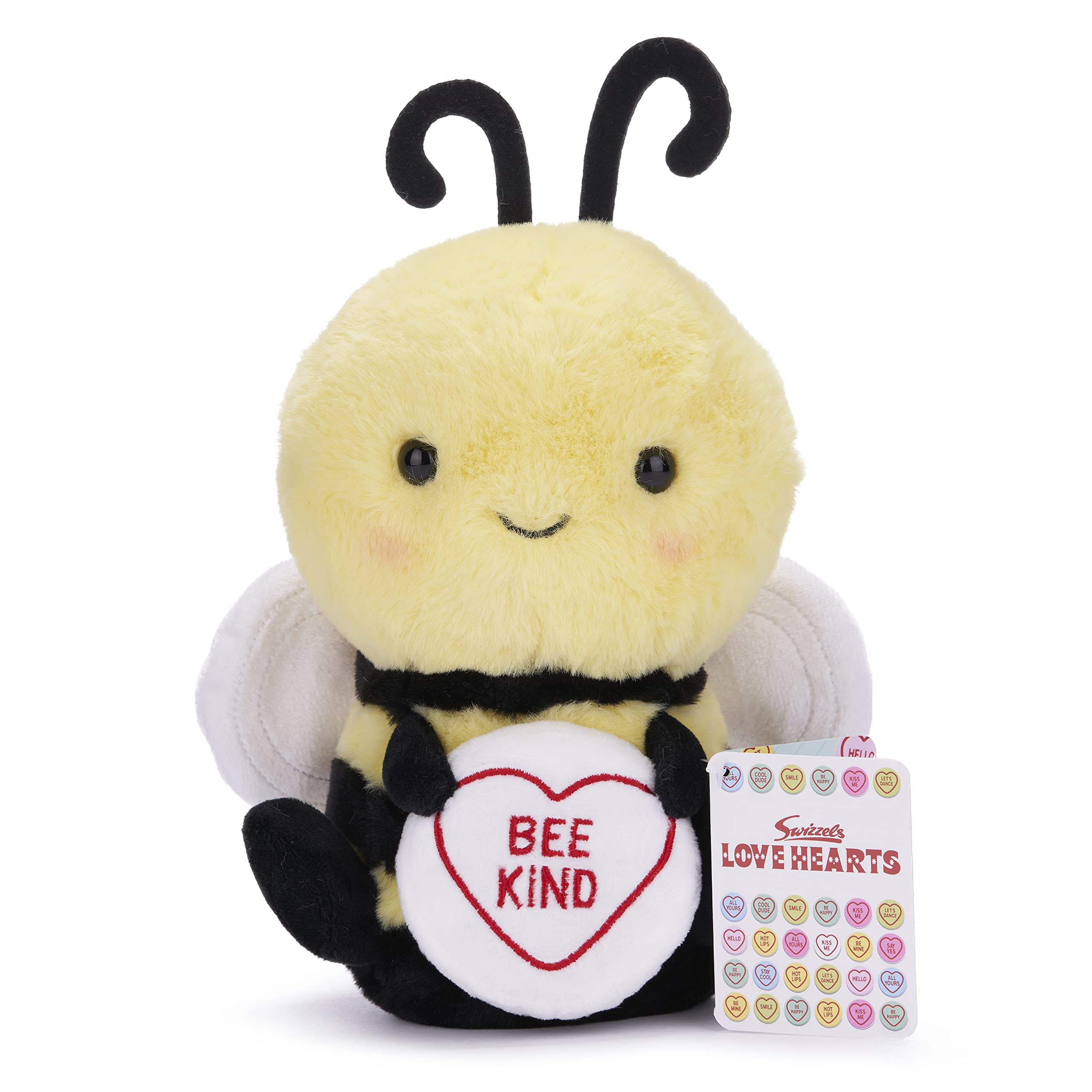 Swizzles Loves Hearts 7" Bumble Bee Bee Kind Soft Toy