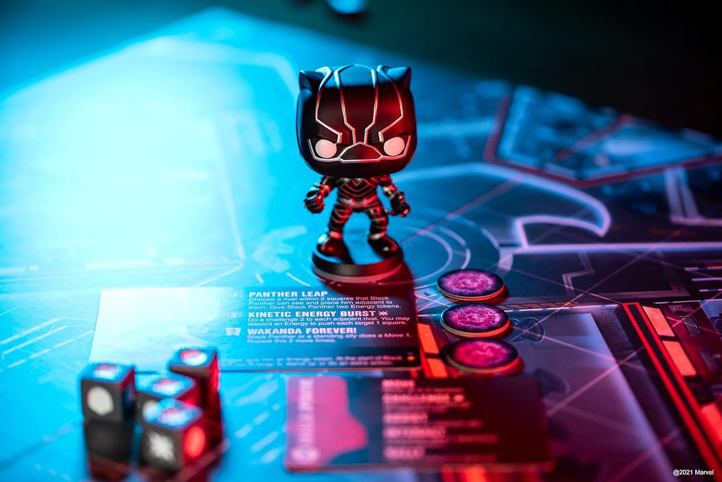 Funkoverse Marvel 100 4Pack Captain America, Black Widow, Iron Man And Black Panther