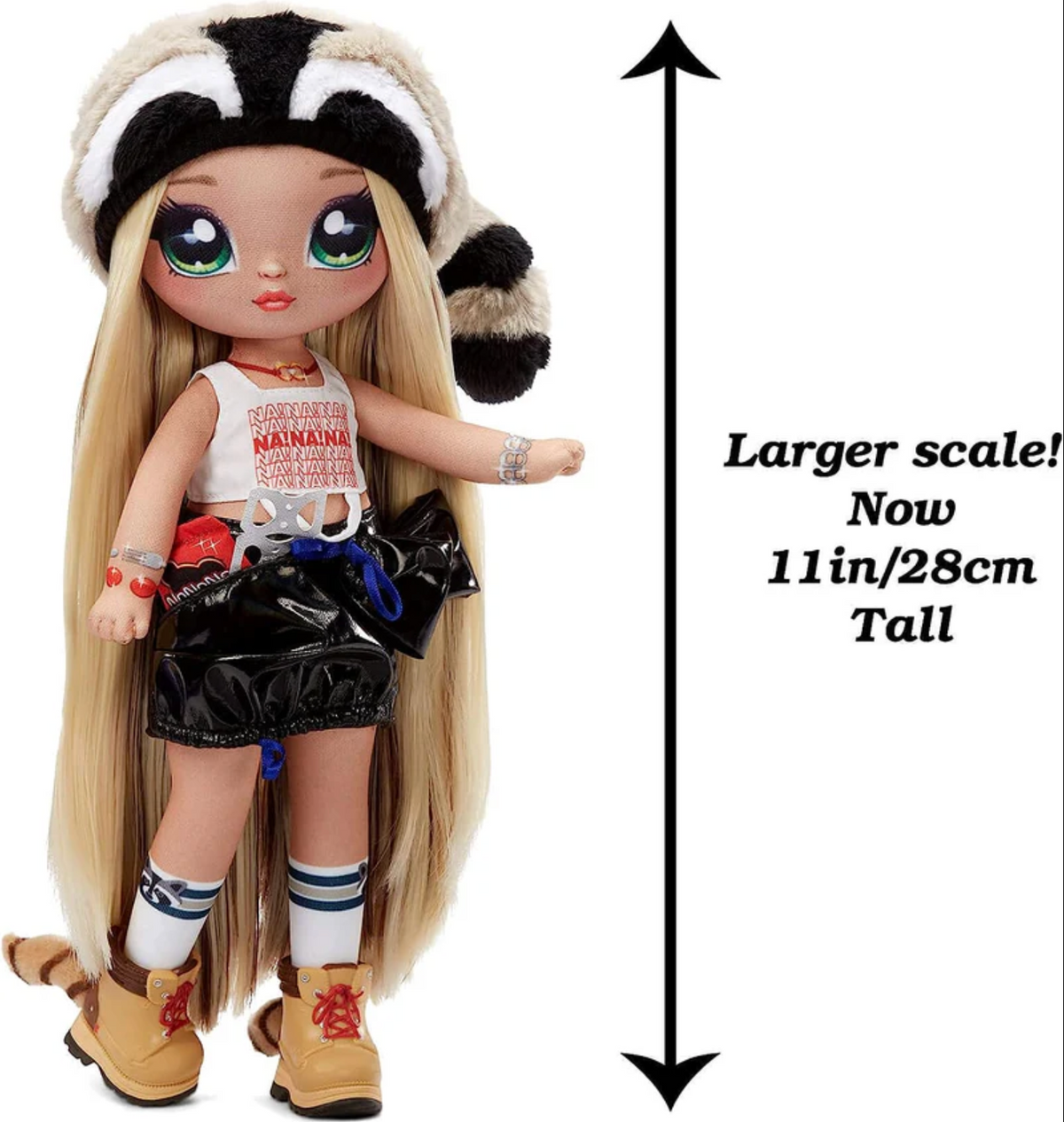 Na Na Na Surprise Teens Fashion Doll 28cm Soft Fabric Doll - Gretchen Stripes