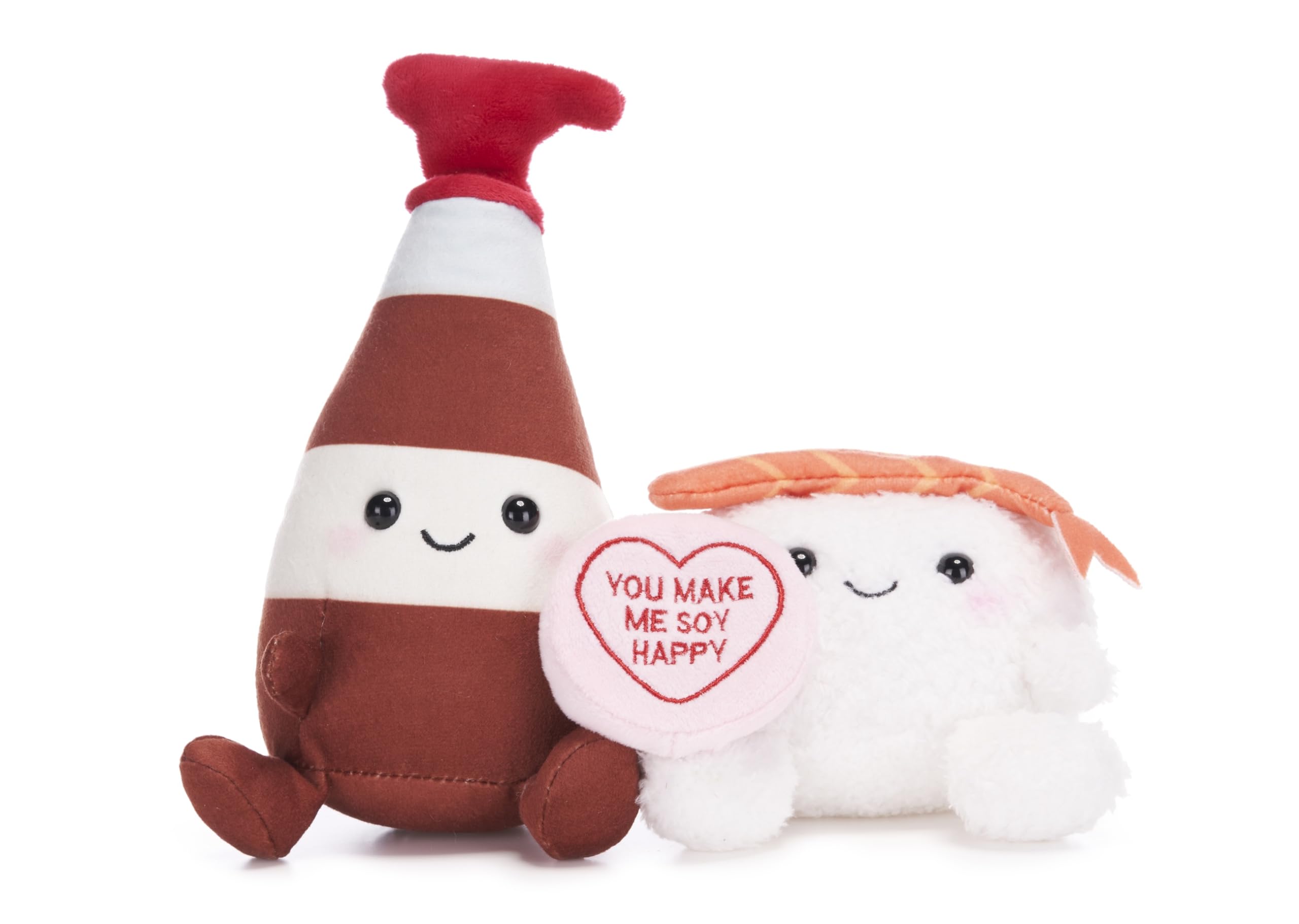 Swizzels Love Hearts 7" Sushi and Soy Sauce Soft Toy