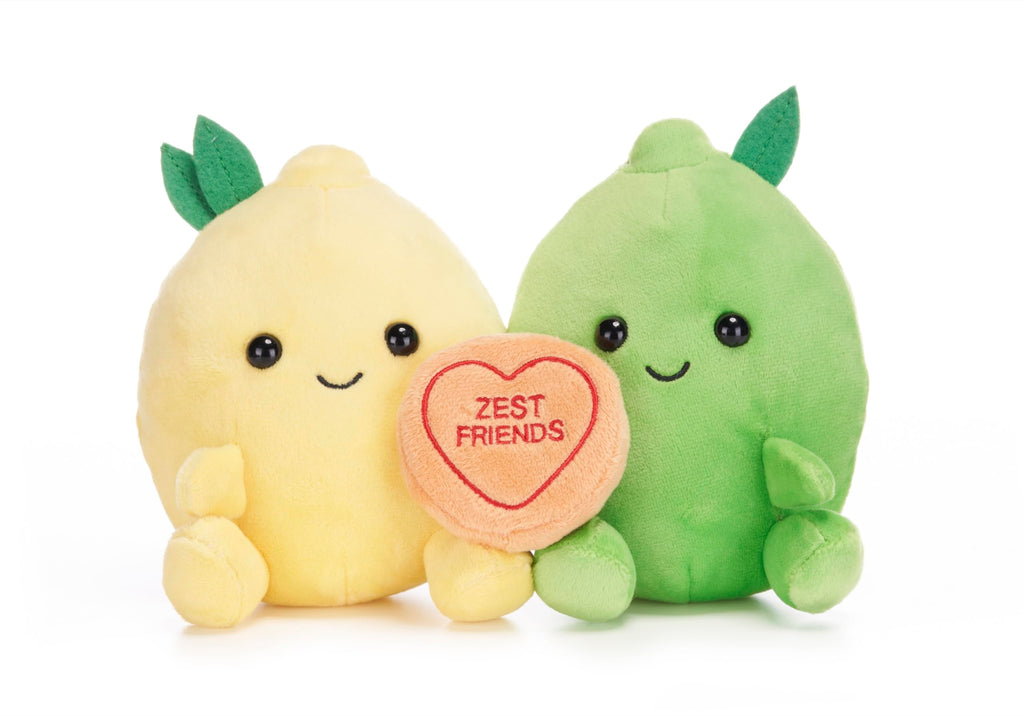 Swizzels Love Hearts 7" Lemon and Lime Soft Toy