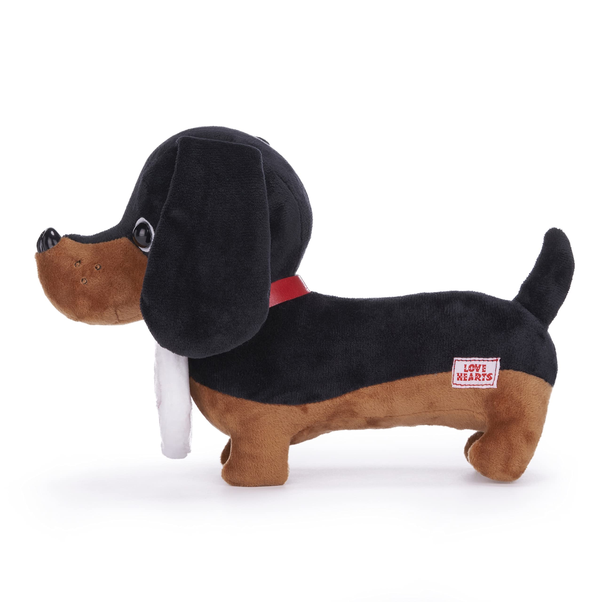 Swizzles Love Hearts Dachshund Soft Toy