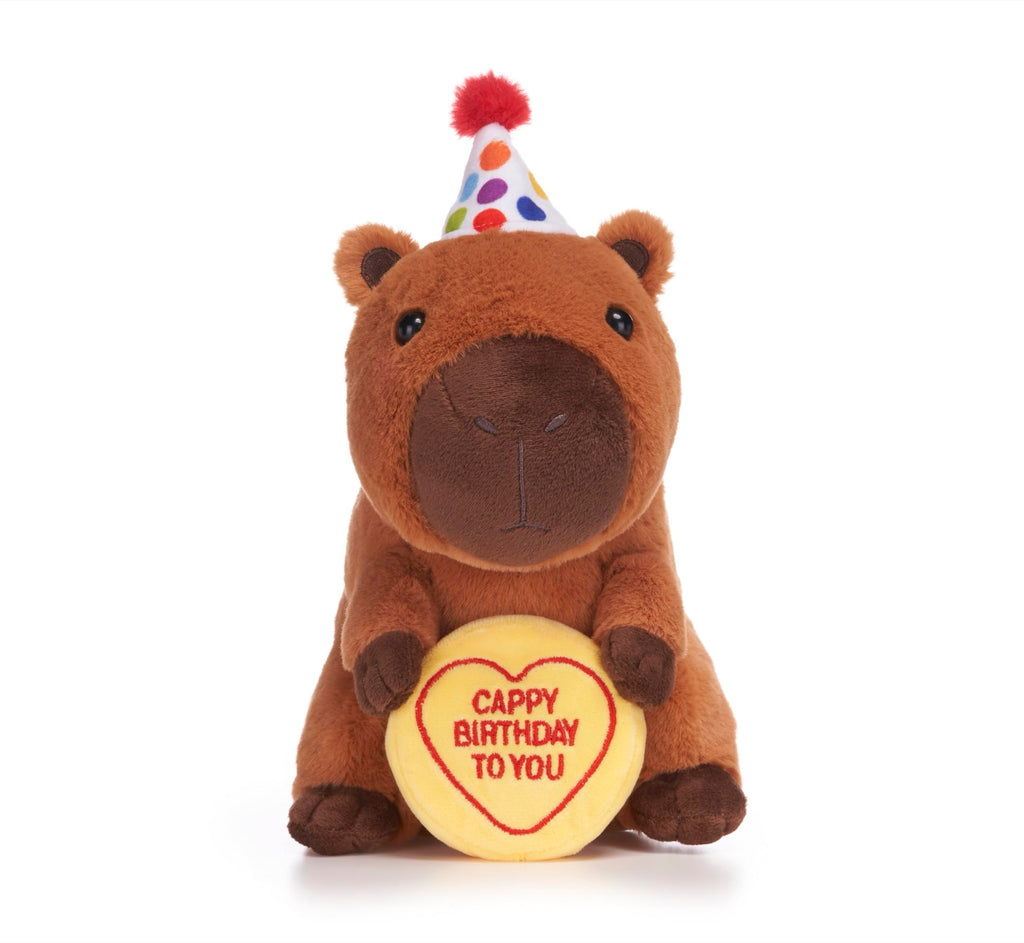 Swizzles Love Hearts 7" Capybara Birthday Soft Toy