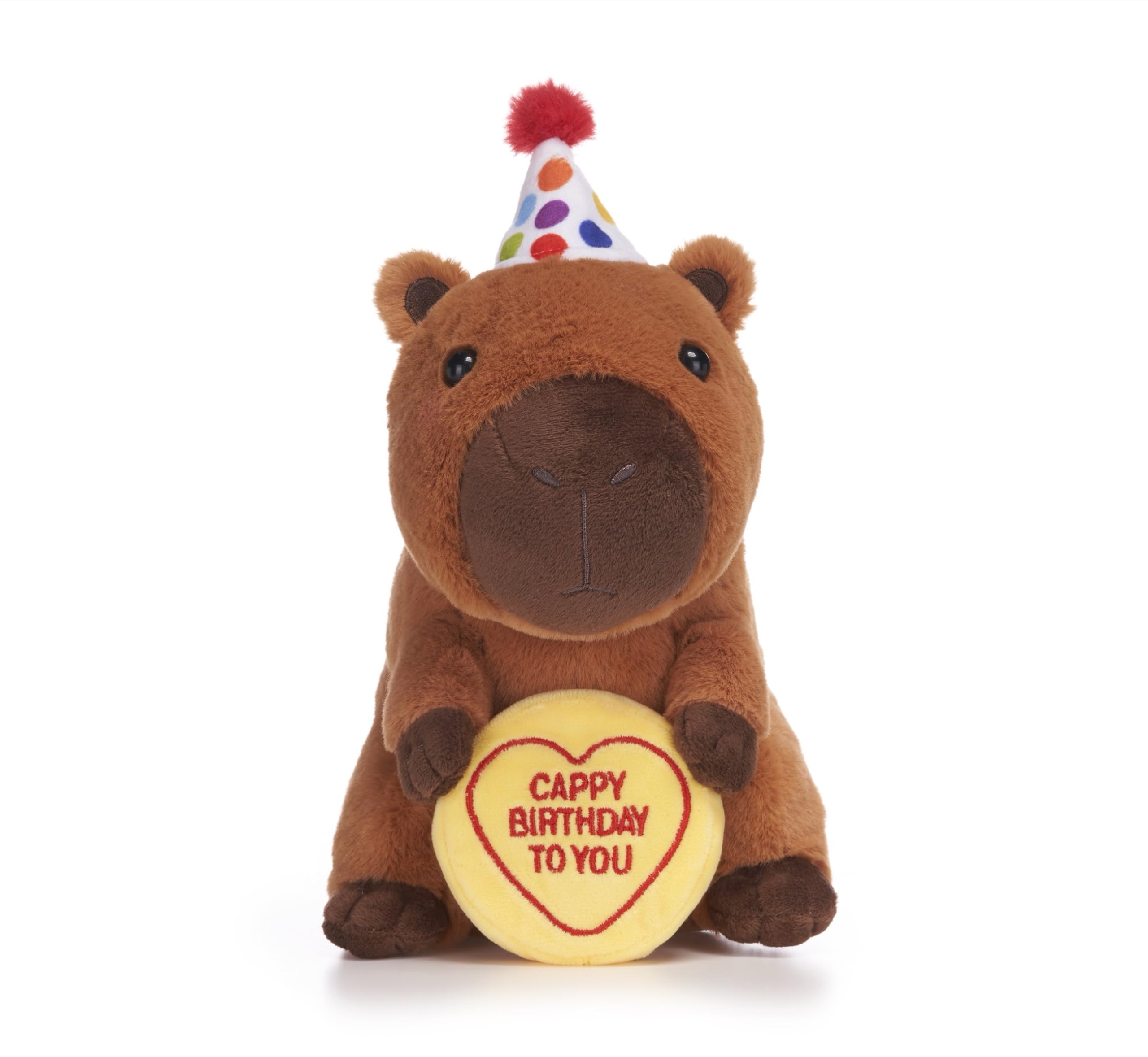 Swizzles Love Hearts 7" Capybara Birthday Soft Toy