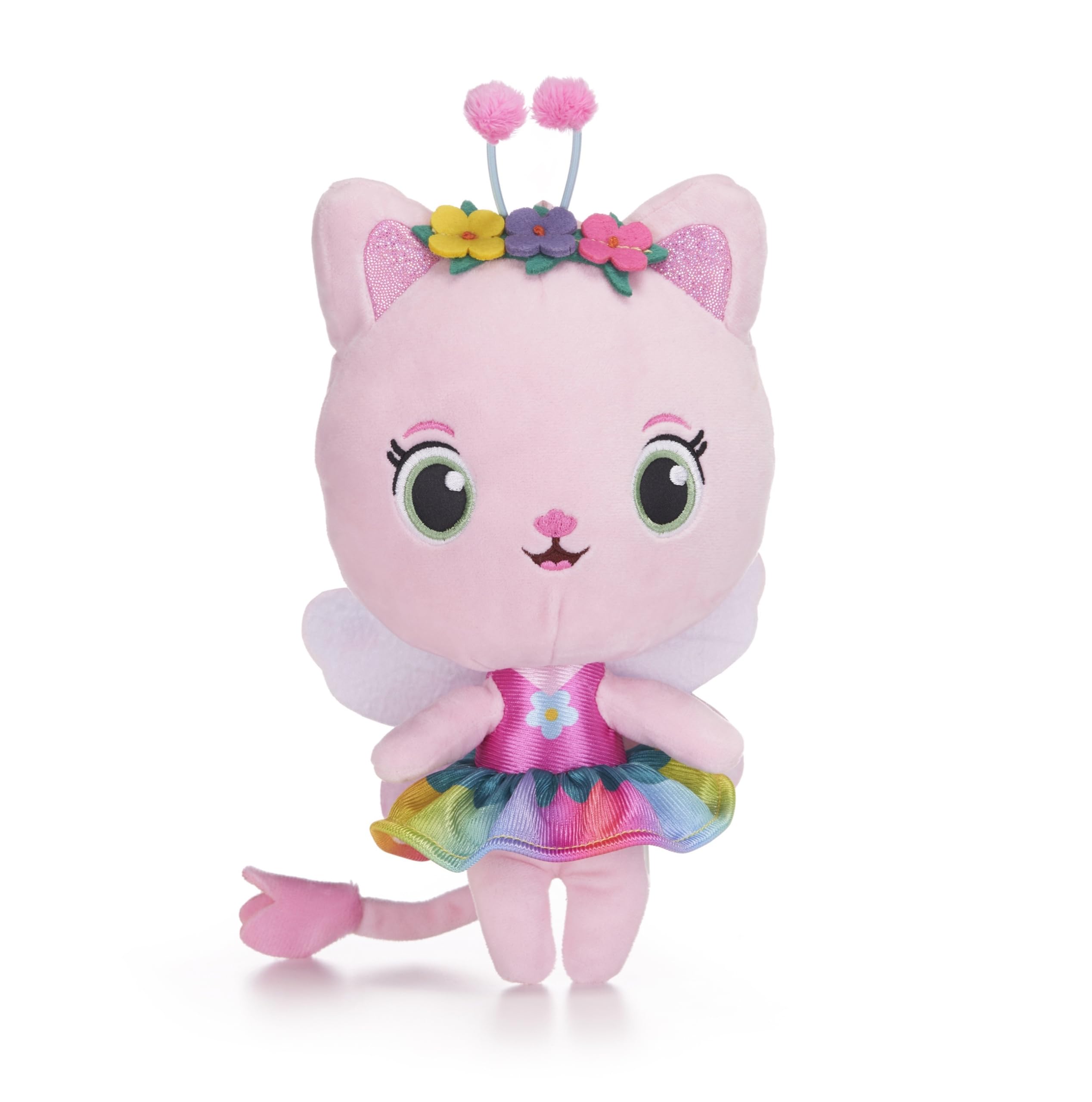 Gabby's Dollhouse 10" Fairylandia Rainbow Kitty Fairy Soft Toy