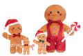 Christmas Gingerbread Plush 12" 4 asst (4pcs)