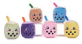 17cm Bubble Tea Plush Soft Toy 6asst (6pcs)