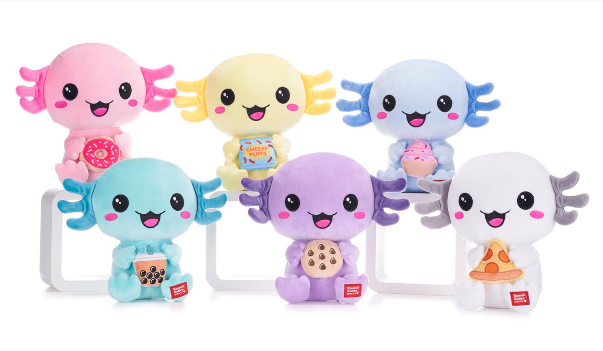 Snaxolotl Axolotl Plush Soft Toy 9.5" 6asst (6pcs)