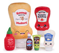 7inch Kawaii Kuties Plush Sauces 6asst (6pcs)
