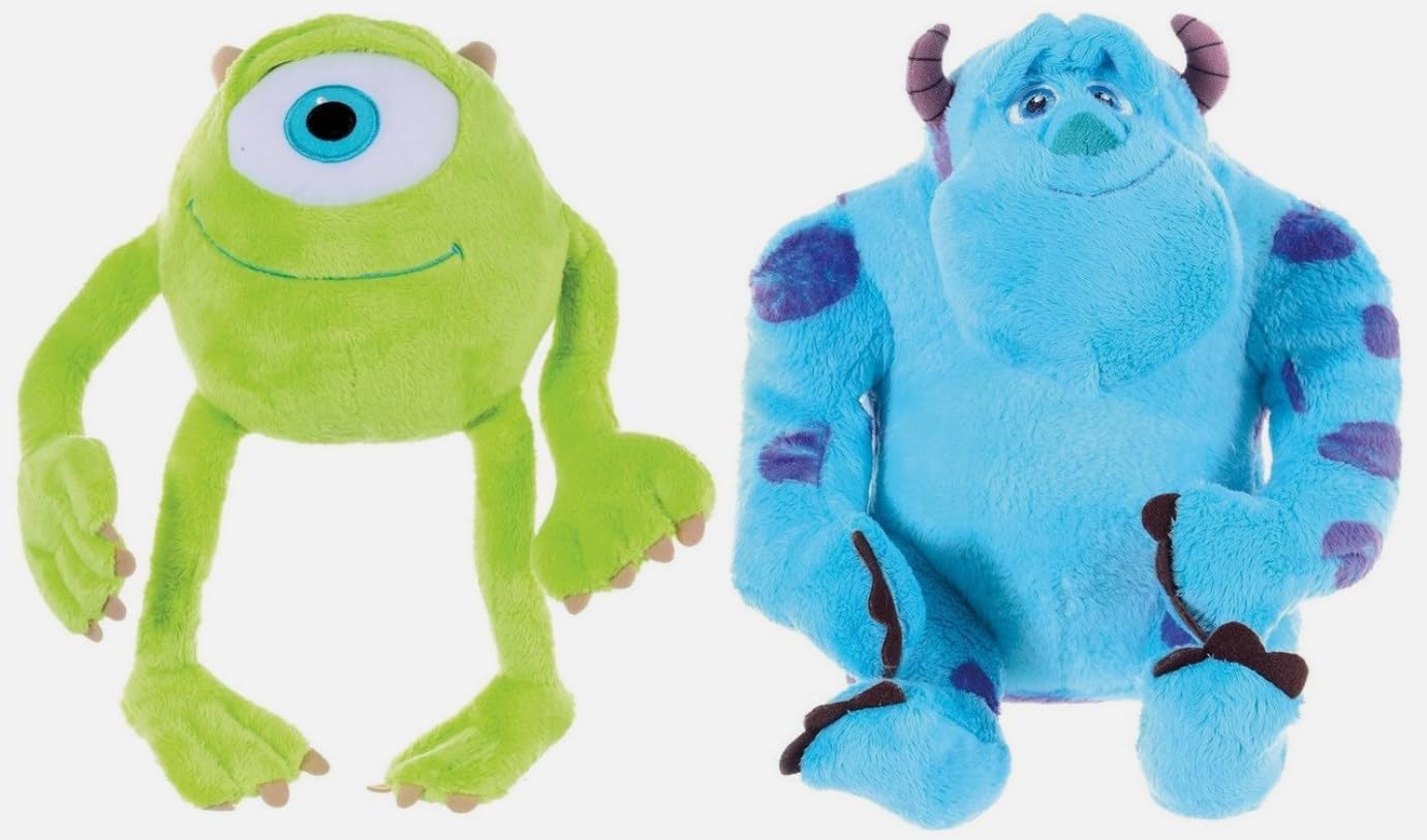 Monster Inc 12" Mike & Sulley Soft Toy (2pc)