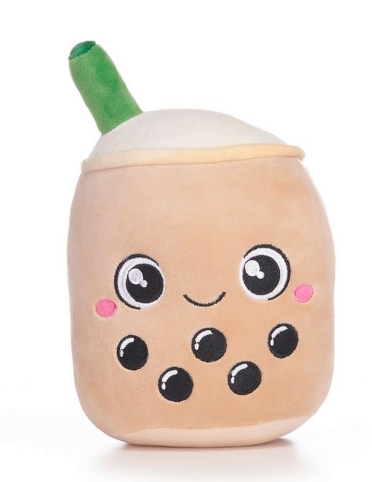 Bubble Tea Plush 7" Boba Milk Tea Soft Toy