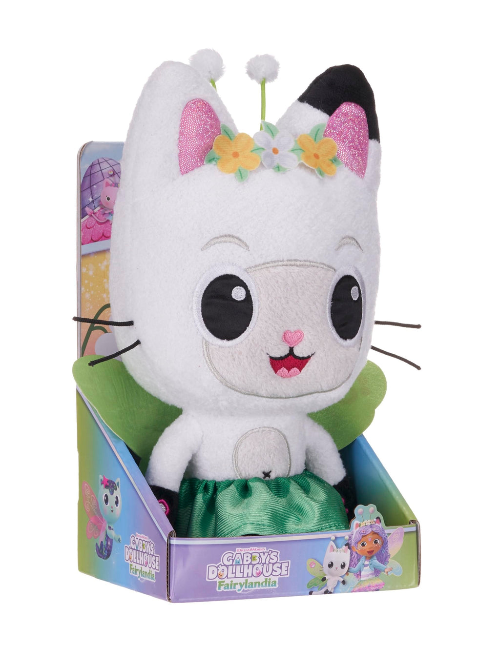 Gabby's Dollhouse 10" Fairylandia Pandy Paws Fairy Soft Toy