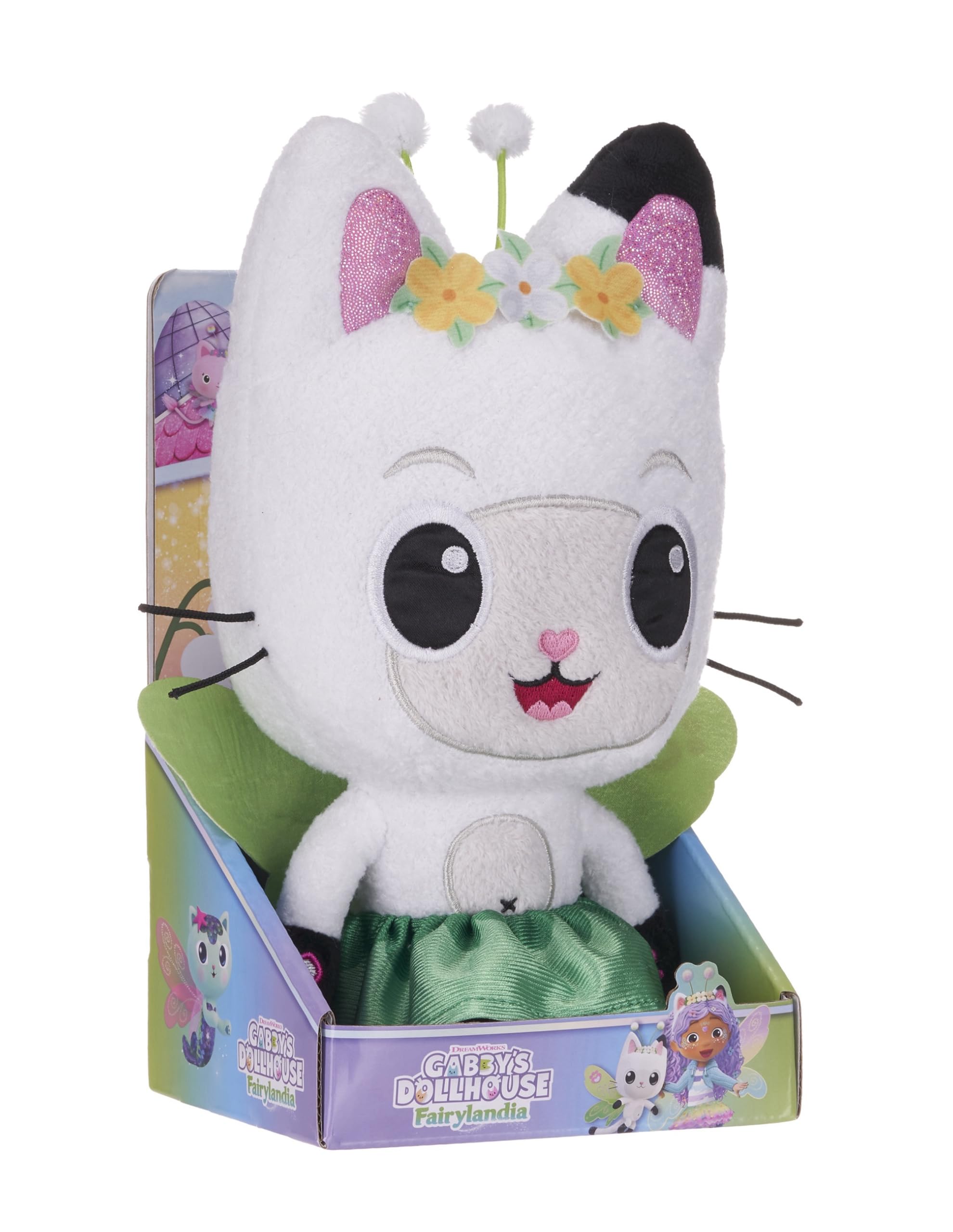 Gabby's Dollhouse 10" Fairylandia Pandy Paws Fairy Soft Toy