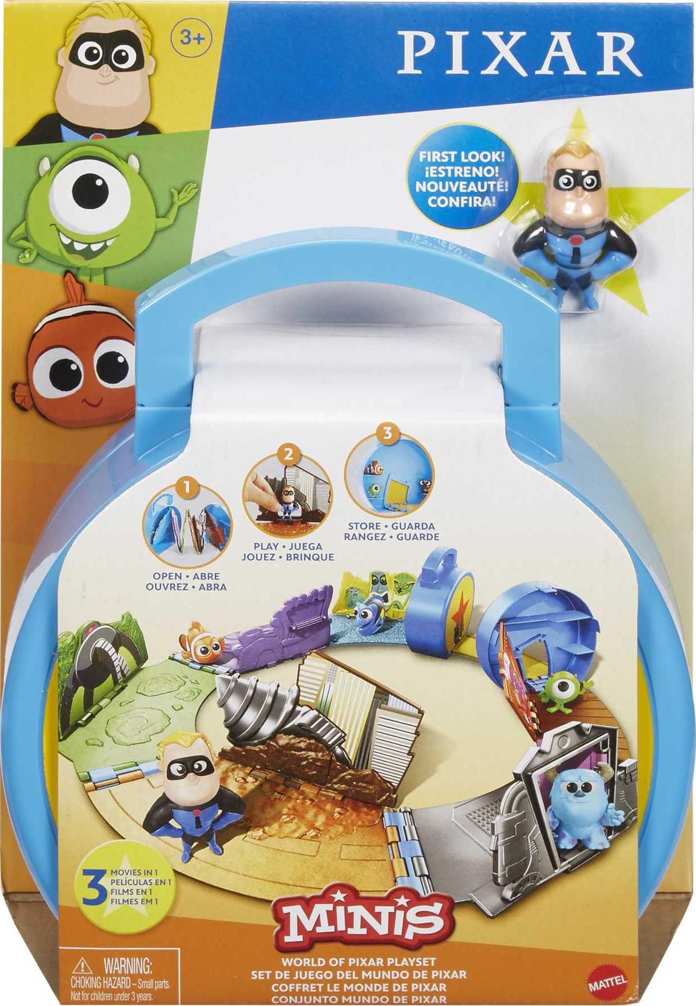 Disney Pixar GMC76 Minis World of Pixar Playset
