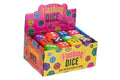 Flashing Dice 6asst 2.5cm (24pcs)