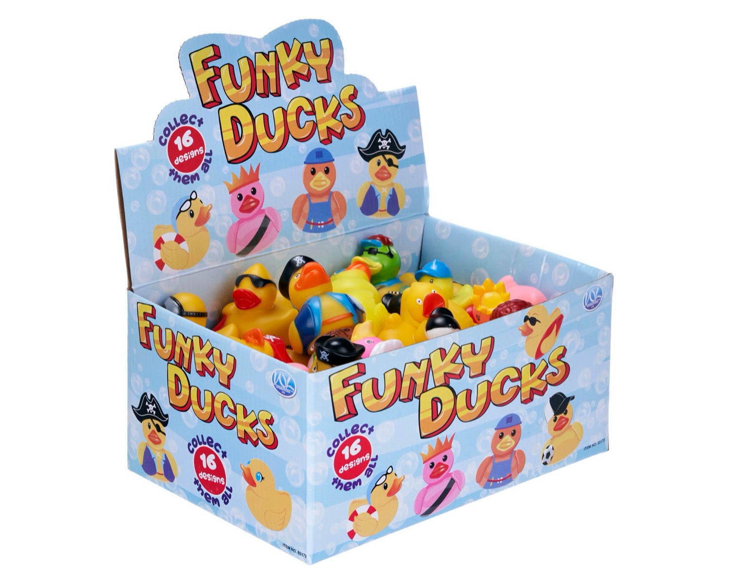 5.5cm Funky Ducks Asst Series 2 (48pcs)