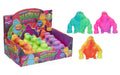 11cm Stretchy 2-Tone Neon Gorilla 3asst (12pcs)