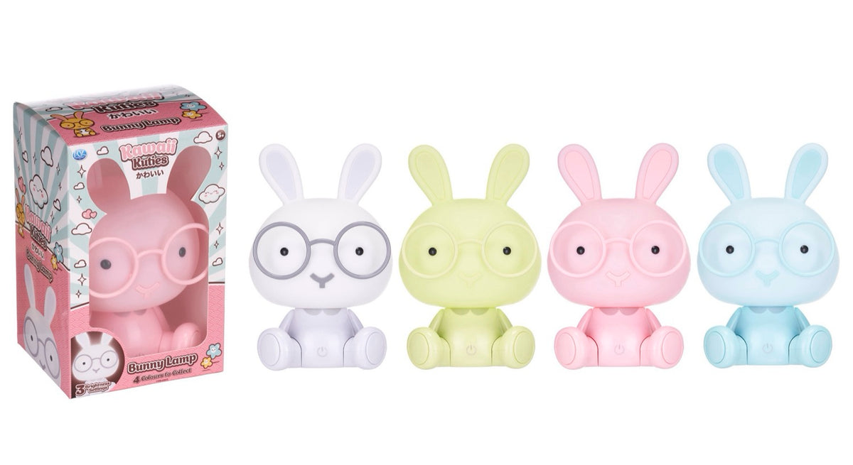 Kawaii Kuties Bunny Lamp 23cm 4asst (4pcs)