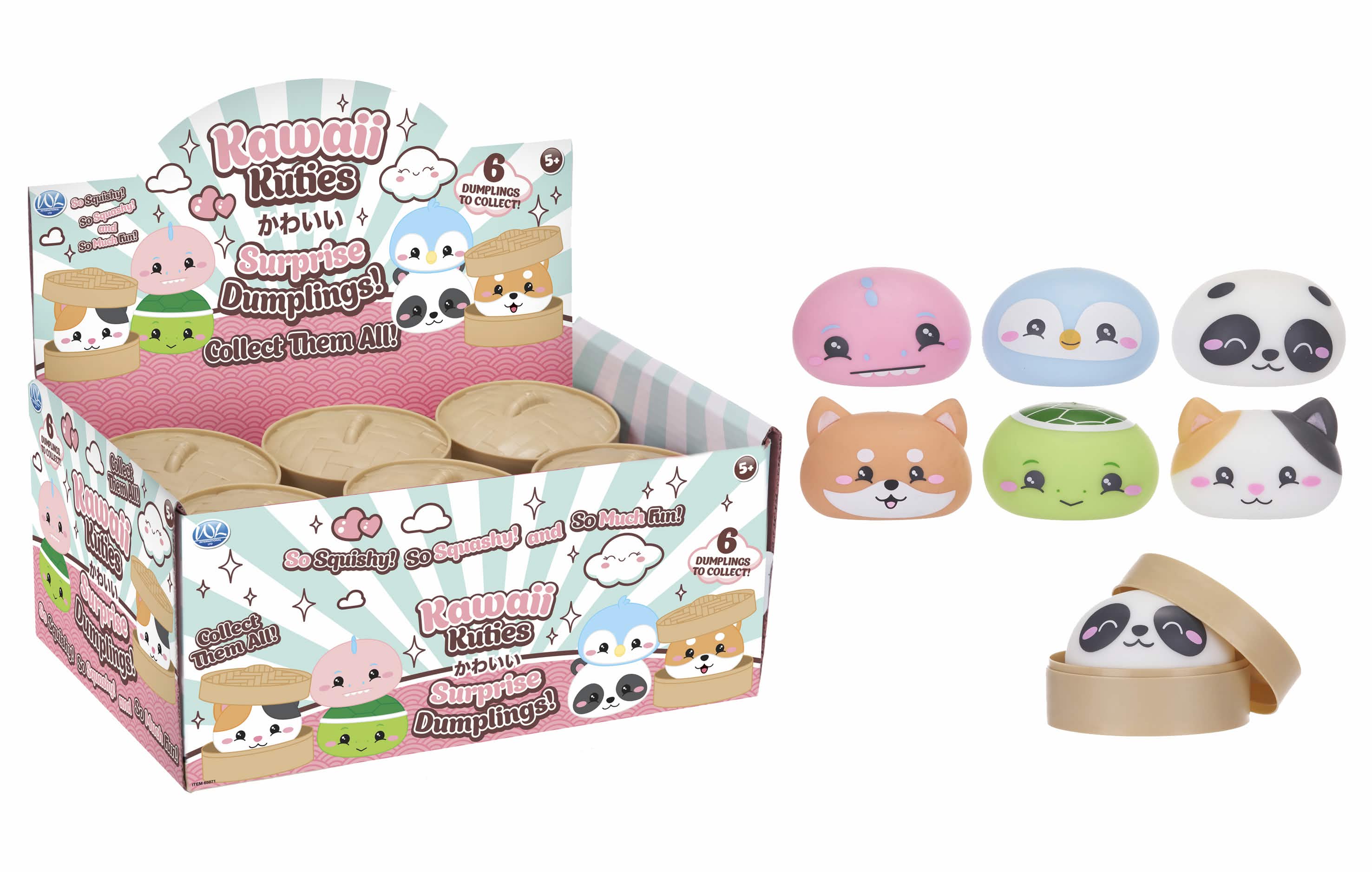 Kawaii Kuties 8.5cm Animal Surprise Dumplings (12pcs)