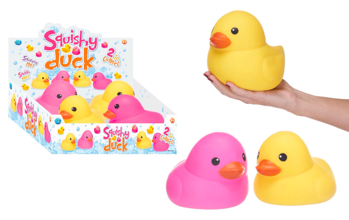 XL 16cm Squishy Duck 2asst