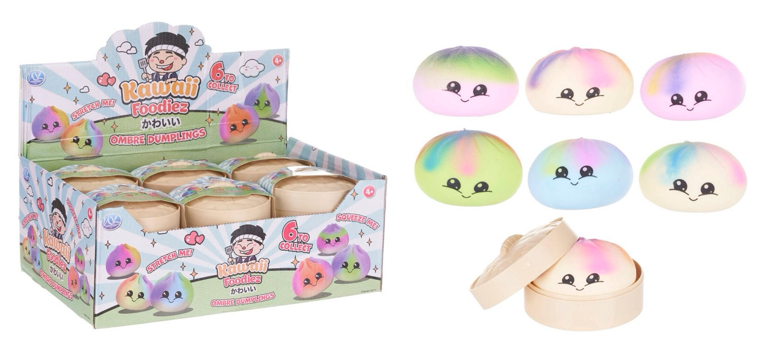 Ombre Rainbow Dumplings Kawaii Foodiez 8.5cm (12pcs)