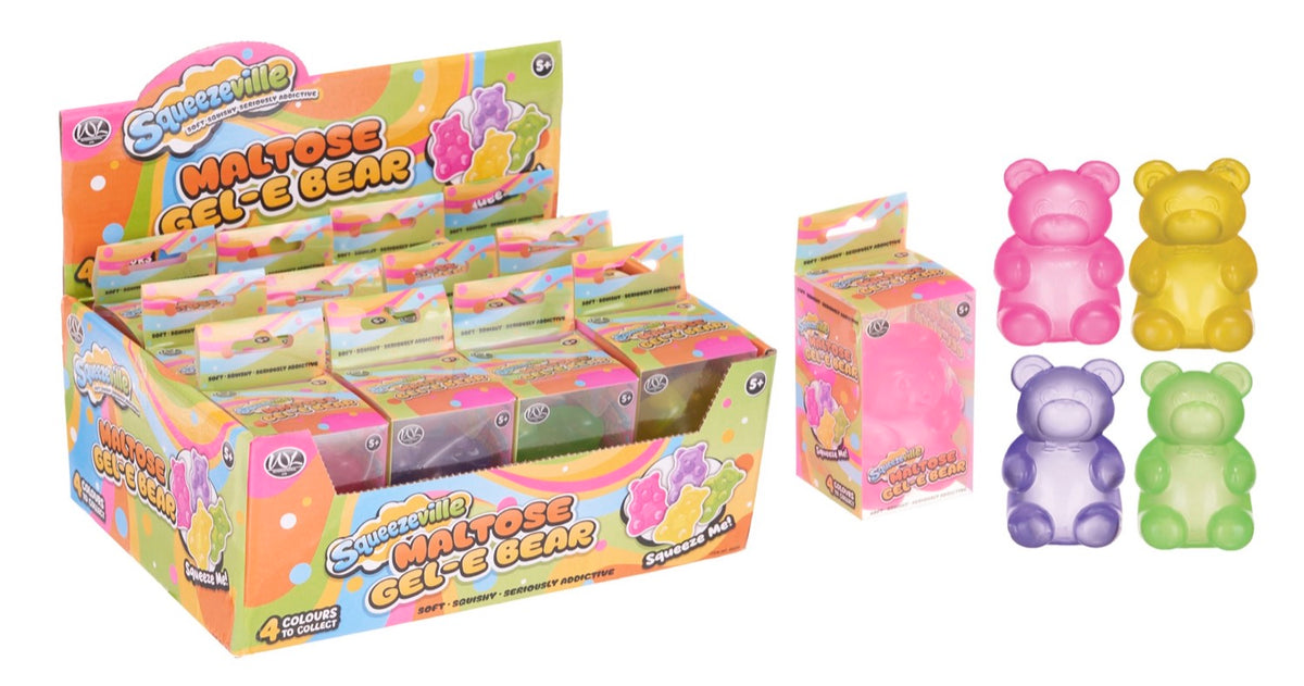 10cm Maltose Gel-E-Bear 4asst (12pcs)