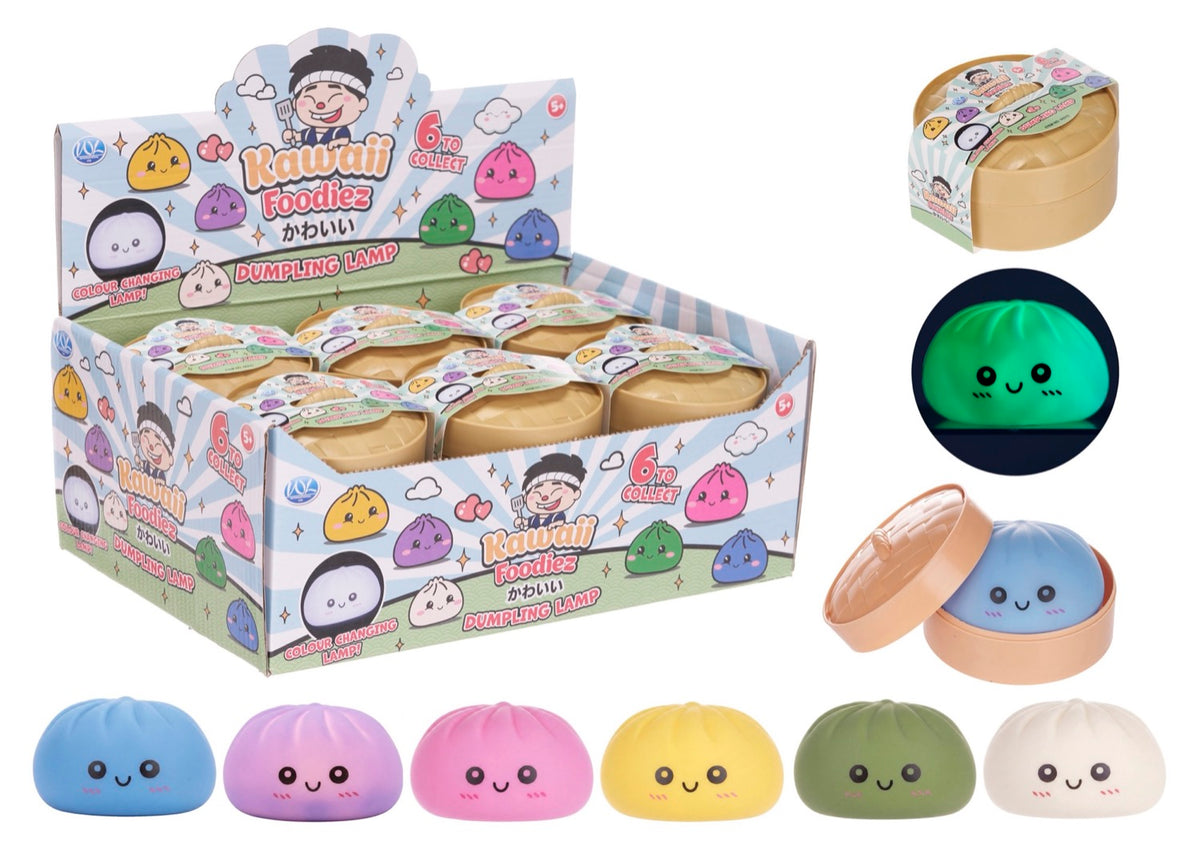 Kawaii Light Up Dumpling Lamps 6asst (12pcs)